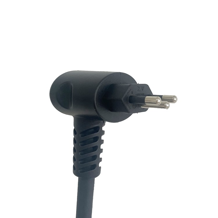 Brazil Plug Type N Power Cord built-in NTC Thermistor for Model 2 EV Charger