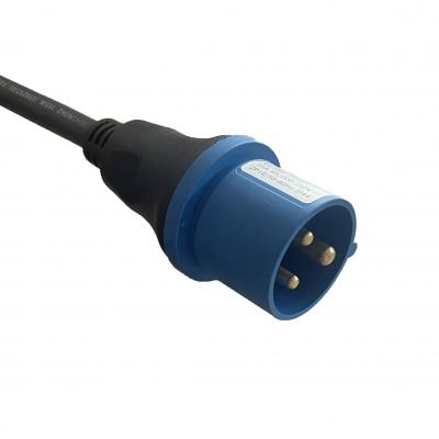 CEE Single Phase 16A 32A Plug built-in NTC Thermistor for Model 2 EV Charger - 副本