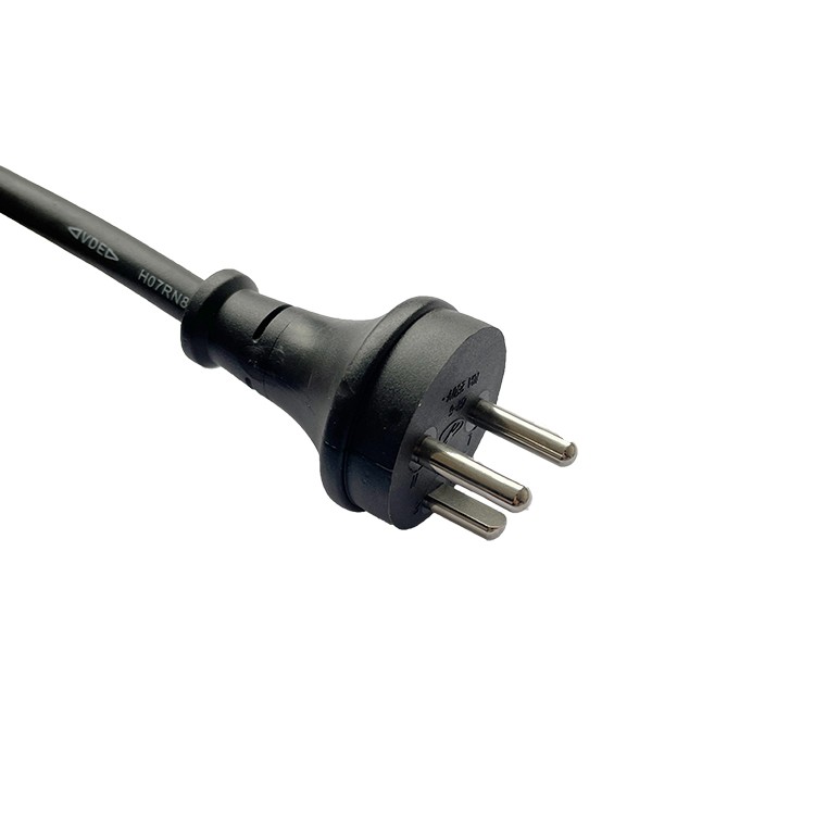 Denmark 10A 250V Plug Type K Power Cord 